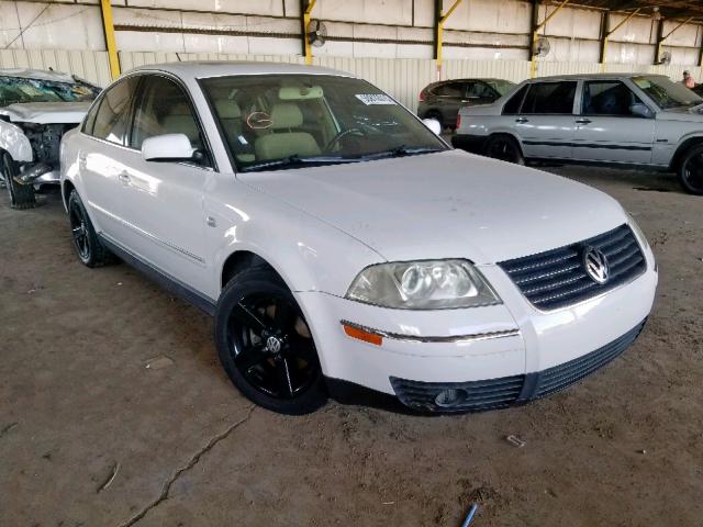 WVWRH63B24P150639 - 2004 VOLKSWAGEN PASSAT GLX WHITE photo 1