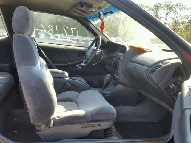 1G2WJ12M6SF335149 - 1995 PONTIAC GRAND PRIX RED photo 5