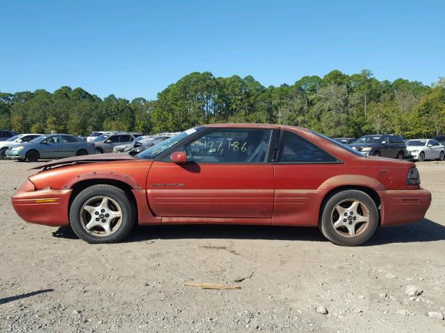 1G2WJ12M6SF335149 - 1995 PONTIAC GRAND PRIX RED photo 9