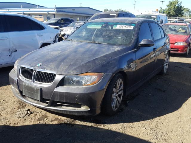 WBAVB17596NK38610 - 2006 BMW 325 I AUTO GRAY photo 2