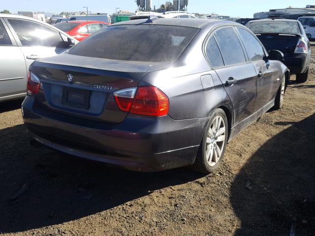 WBAVB17596NK38610 - 2006 BMW 325 I AUTO GRAY photo 4