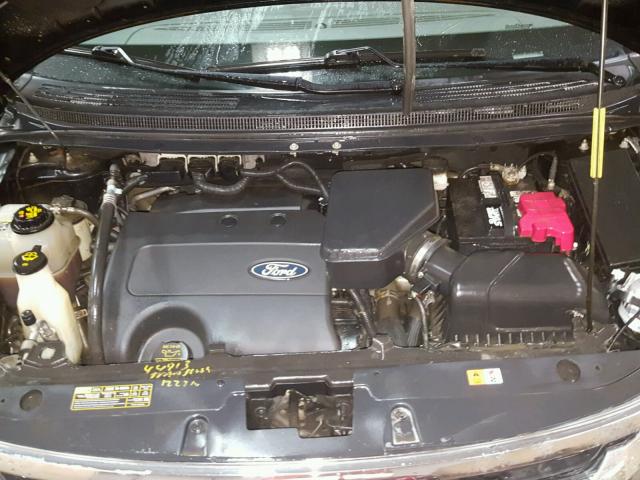 2FMDK4JC3DBB02548 - 2013 FORD EDGE SEL BLACK photo 7