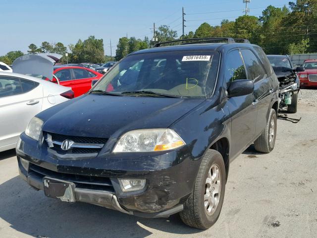 2HNYD18631H503907 - 2001 ACURA MDX TOURIN BLACK photo 2