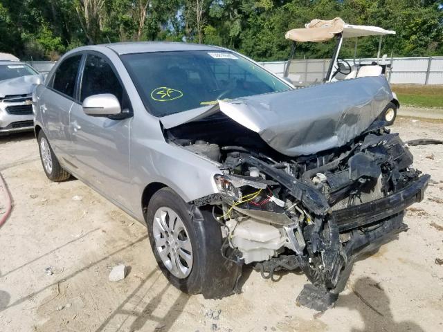 KNAFU4A26C5545856 - 2012 KIA FORTE EX SILVER photo 1