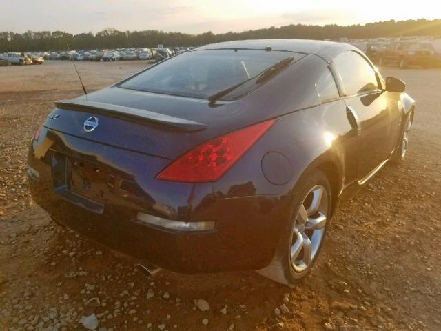 JN1BZ34E98M751871 - 2008 NISSAN 350Z COUPE BLUE photo 4