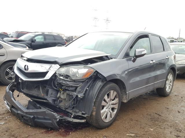 5J8TB1H2XBA002260 - 2011 ACURA RDX GRAY photo 2