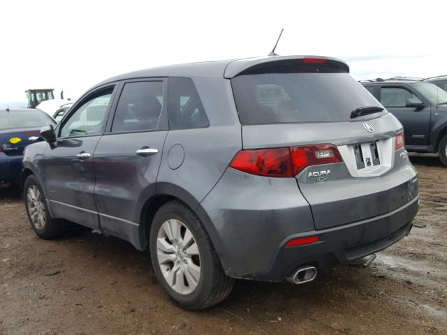 5J8TB1H2XBA002260 - 2011 ACURA RDX GRAY photo 3