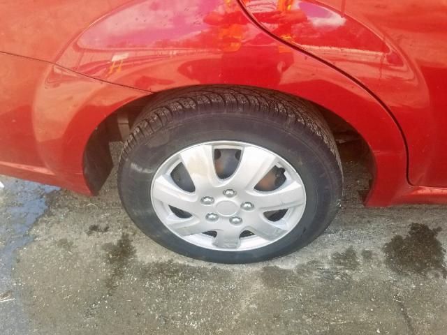 KL1TD5DE8BB232526 - 2011 CHEVROLET AVEO LS RED photo 9