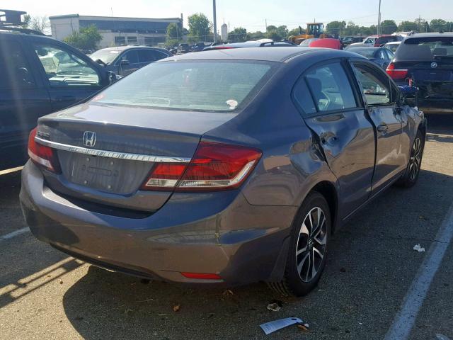 2HGFB2F83EH553405 - 2014 HONDA CIVIC EX GRAY photo 4