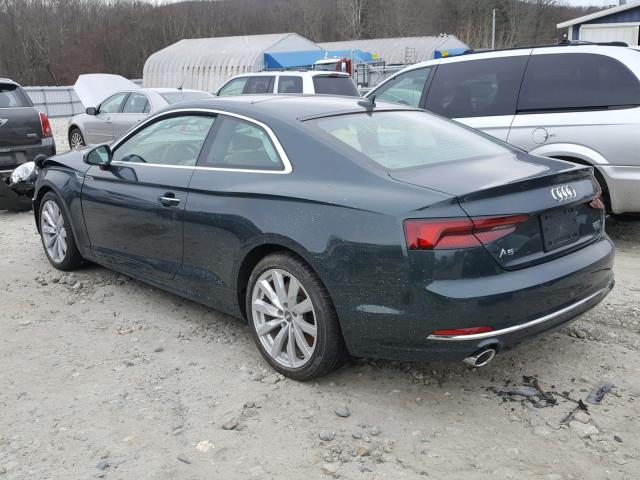 WAUPNAF53JA131733 - 2018 AUDI A5 PREMIUM GREEN photo 3