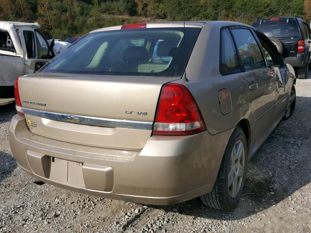 1G1ZT61856F253240 - 2006 CHEVROLET MALIBU MAX ოქროსფერი ფოტო 4