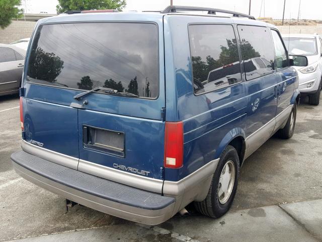 1GNDM19W21B124349 - 2001 CHEVROLET ASTRO BLUE photo 4