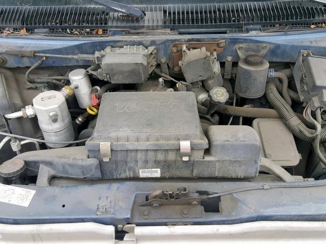 1GNDM19W21B124349 - 2001 CHEVROLET ASTRO BLUE photo 7