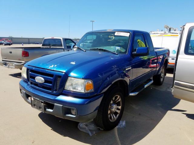 1FTYR14U47PA59601 - 2007 FORD RANGER SUP BLUE photo 2