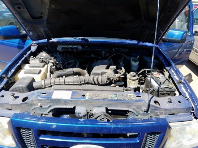 1FTYR14U47PA59601 - 2007 FORD RANGER SUP BLUE photo 7