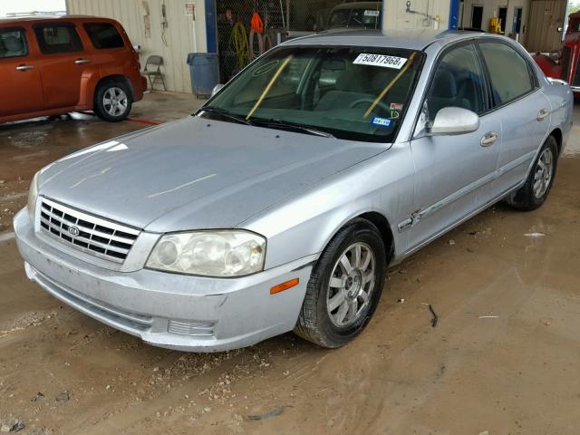 KNAGD124915062667 - 2001 KIA OPTIMA MAG SILVER photo 2