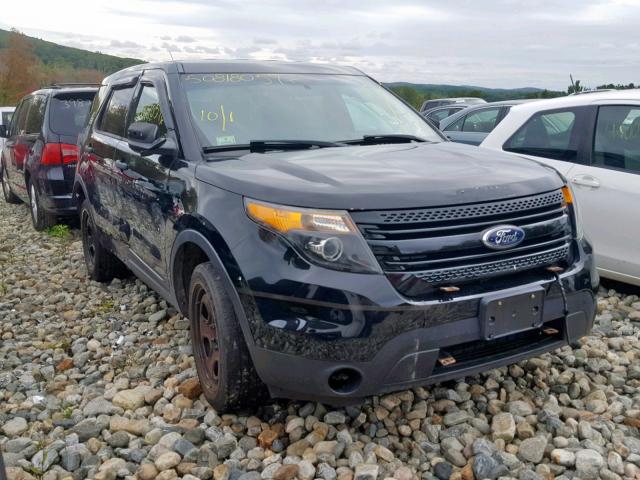 1FM5K8ARXEGA50183 - 2014 FORD EXPLORER P BLACK photo 1