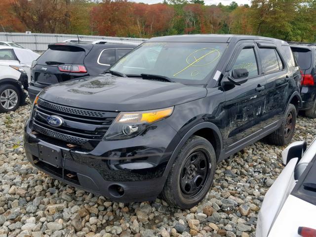 1FM5K8ARXEGA50183 - 2014 FORD EXPLORER P BLACK photo 2