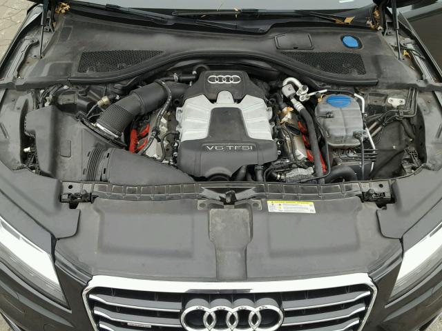 WAUSGAFC3CN001515 - 2012 AUDI A7 PRESTIG BLACK photo 7