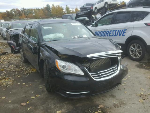 1C3CCBBB2DN615029 - 2013 CHRYSLER 200 TOURIN BLACK photo 1