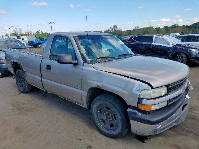 1GCEC14TXYE142250 - 2000 CHEVROLET SILVERADO TAN photo 1