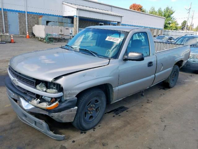 1GCEC14TXYE142250 - 2000 CHEVROLET SILVERADO TAN photo 2