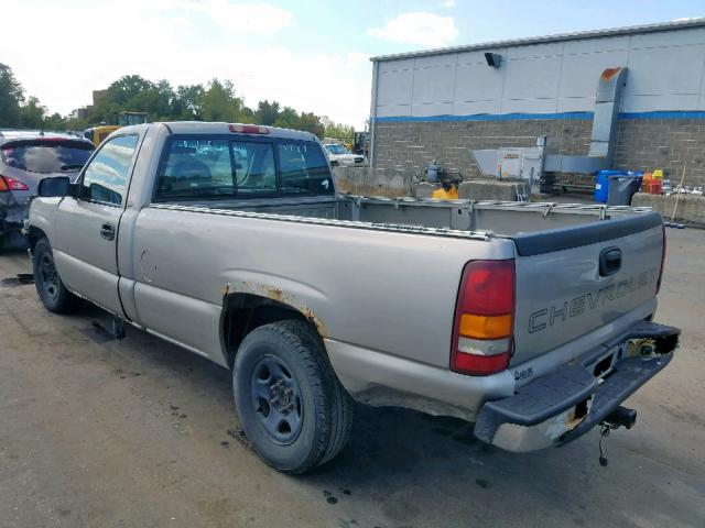 1GCEC14TXYE142250 - 2000 CHEVROLET SILVERADO TAN photo 3