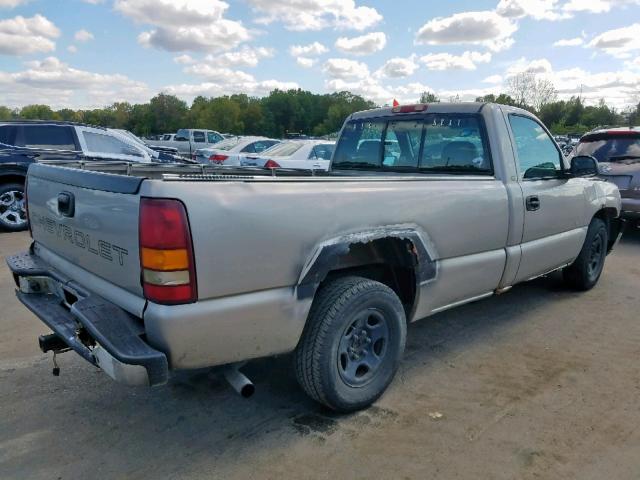 1GCEC14TXYE142250 - 2000 CHEVROLET SILVERADO TAN photo 4