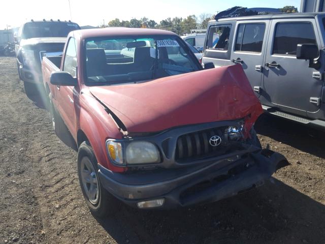 5TENL42N83Z216454 - 2003 TOYOTA TACOMA RED photo 1