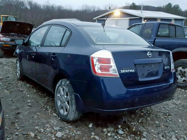 3N1AB61E87L700974 - 2007 NISSAN SENTRA 2.0 BLUE photo 3