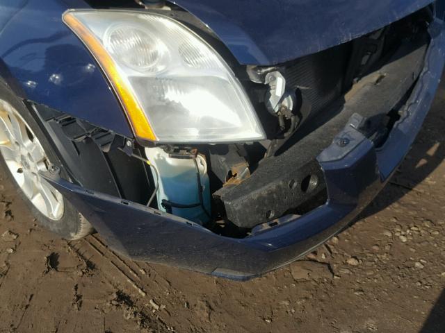 3N1AB61E87L700974 - 2007 NISSAN SENTRA 2.0 BLUE photo 9