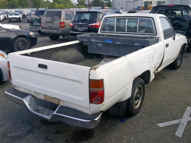 JT4RN82P9M5041382 - 1991 TOYOTA PICKUP 1/2 WHITE photo 4