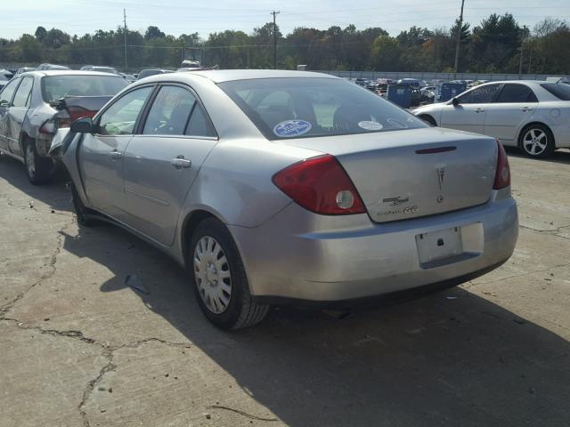 1G2ZF55B164213493 - 2006 PONTIAC G6 SE SILVER photo 3