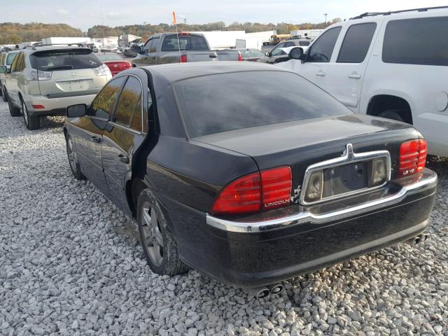 1LNHM87A22Y698518 - 2002 LINCOLN LS BLACK photo 3