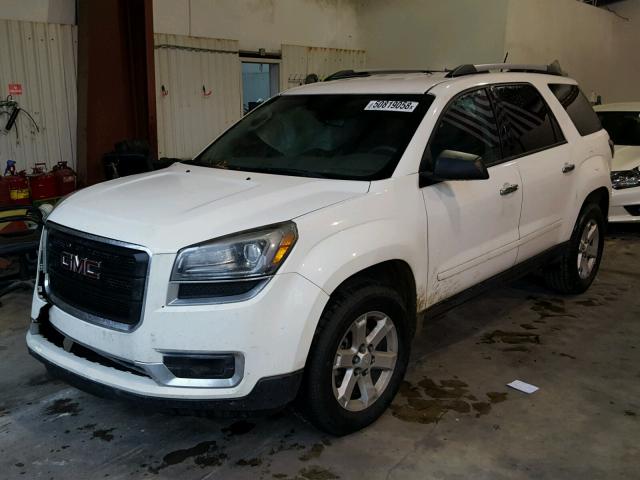 1GKKRNED4DJ170860 - 2013 GMC ACADIA SLE WHITE photo 2