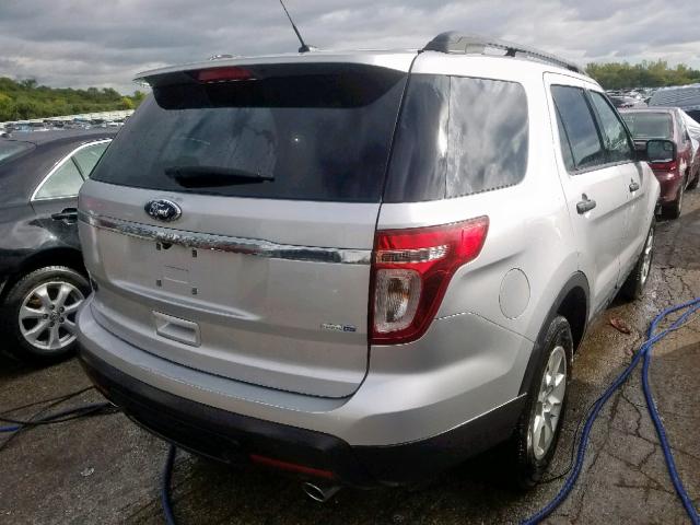 1FM5K8B84EGA04550 - 2014 FORD EXPLORER SILVER photo 4