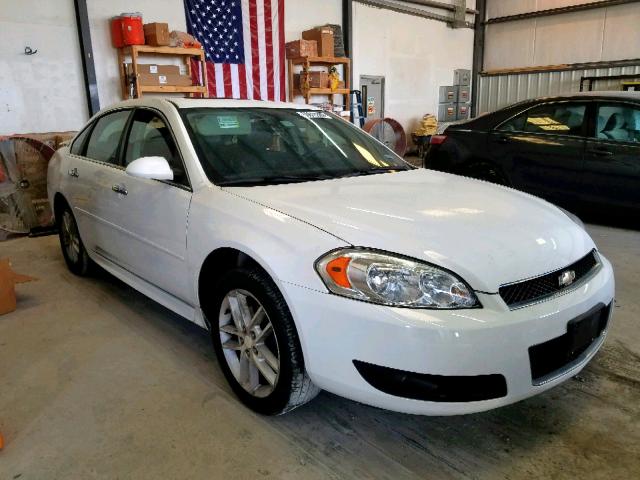 2G1WC5E35C1264317 - 2012 CHEVROLET IMPALA LTZ WHITE photo 1