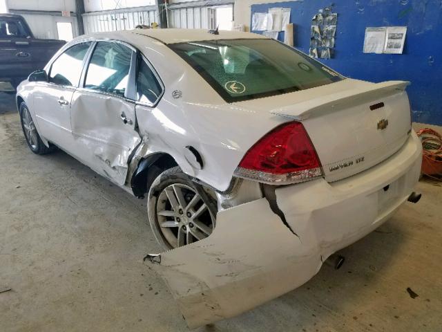 2G1WC5E35C1264317 - 2012 CHEVROLET IMPALA LTZ WHITE photo 3