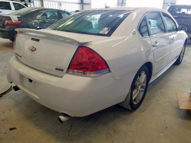 2G1WC5E35C1264317 - 2012 CHEVROLET IMPALA LTZ WHITE photo 4