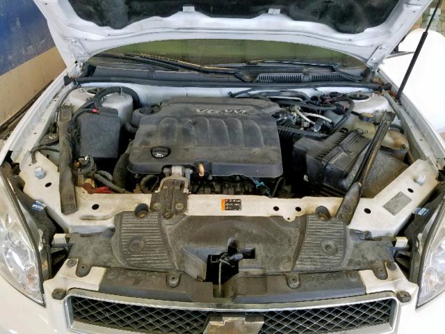 2G1WC5E35C1264317 - 2012 CHEVROLET IMPALA LTZ WHITE photo 7