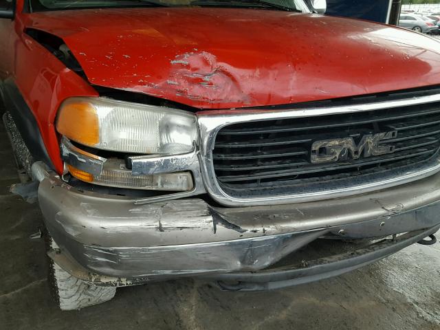 2GTEK19T8Y1285498 - 2000 GMC NEW SIERRA RED photo 9