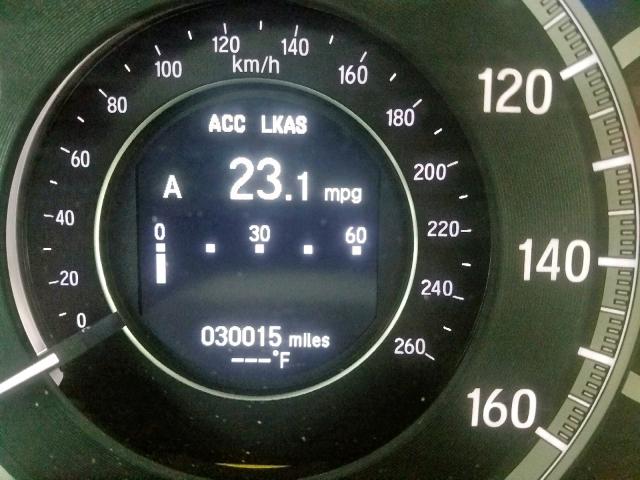 1HGCR3F05GA009228 - 2016 HONDA ACCORD EXL WHITE photo 8