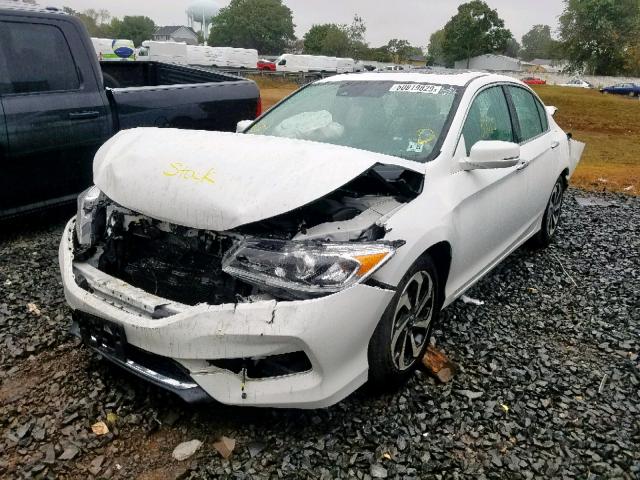 1HGCR3F05GA009228 - 2016 HONDA ACCORD EXL WHITE photo 9