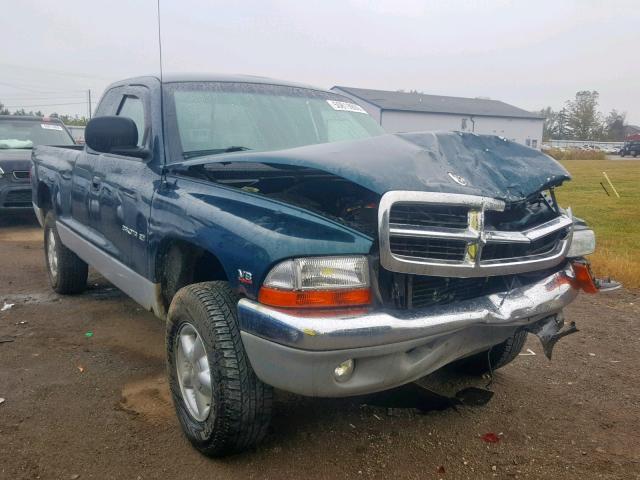 1B7GG23Y7VS152330 - 1997 DODGE DAKOTA GREEN photo 1