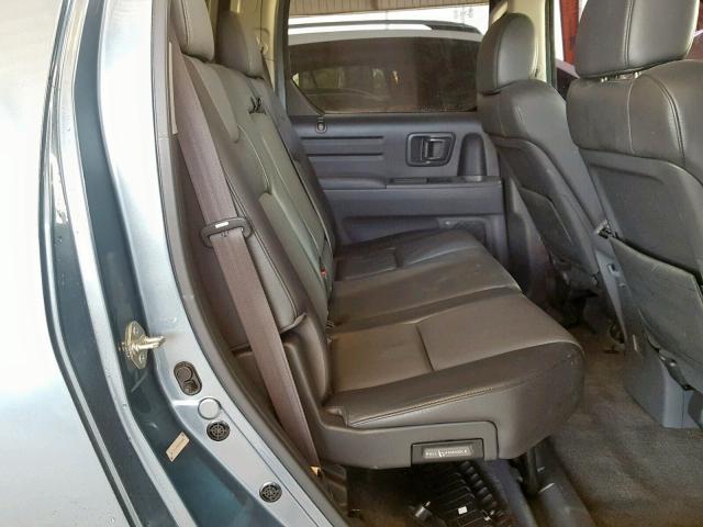 2HJYK16576H524655 - 2006 HONDA RIDGELINE BLUE photo 6