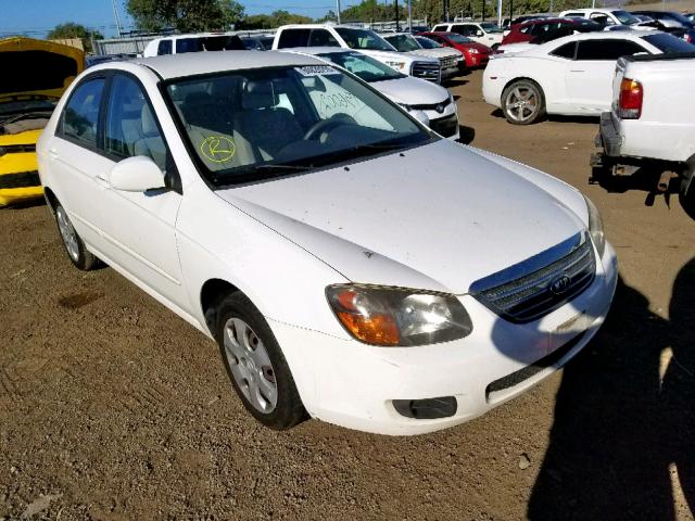 KNAFE222995612765 - 2009 KIA SPECTRA EX WHITE photo 1