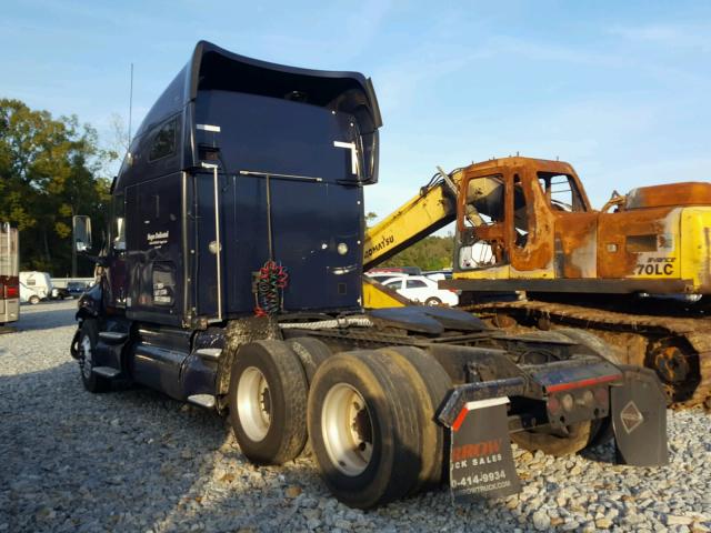 1XKTDU9X07J168450 - 2007 KENWORTH CONSTRUCTI BLACK photo 3