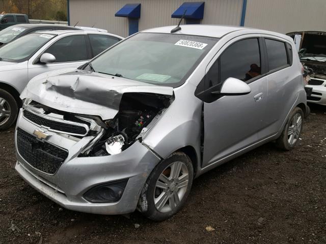 KL8CA6S95EC542573 - 2014 CHEVROLET SPARK LS SILVER photo 2