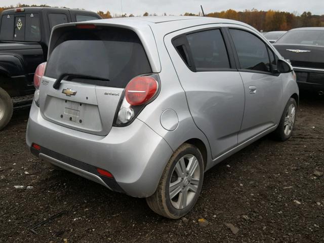 KL8CA6S95EC542573 - 2014 CHEVROLET SPARK LS SILVER photo 4