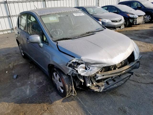 3N1BC13E77L457336 - 2007 NISSAN VERSA S GRAY photo 1